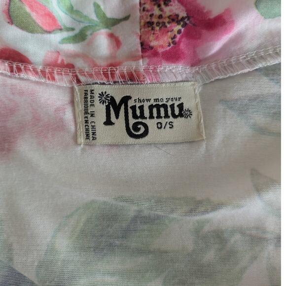 Show Me Your Mumu Robe OS‎ Floral Feminine NO BELT Open Front Kimono Boho Pink - Picture 5 of 8